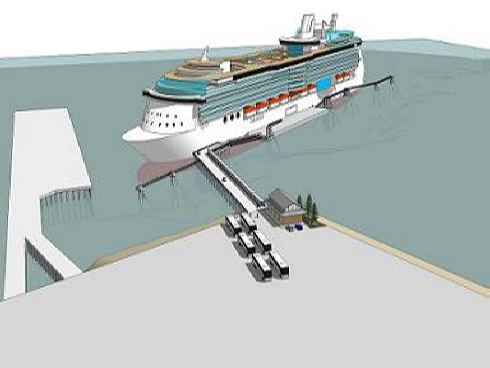 La nueva terminal de cruceros de Nanaimo ha  superado todas las expectativas el sbado